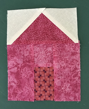 Village House Quilt Block www.dlstewart.com